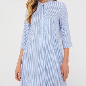 Tuckernuck Royal Shirt Dress Blue Stripe